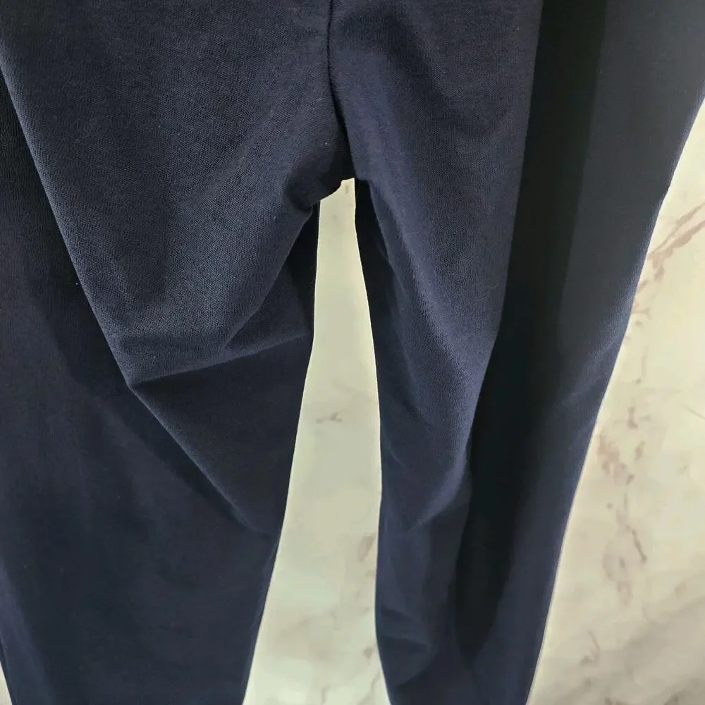 Eileen Fisher Pants Womens XL Navy Blue Stretch Pull On High Rise Crepe Viscose - Picture 7 of 12